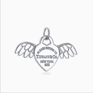 Tiffany and Co Angel Wings heart charm